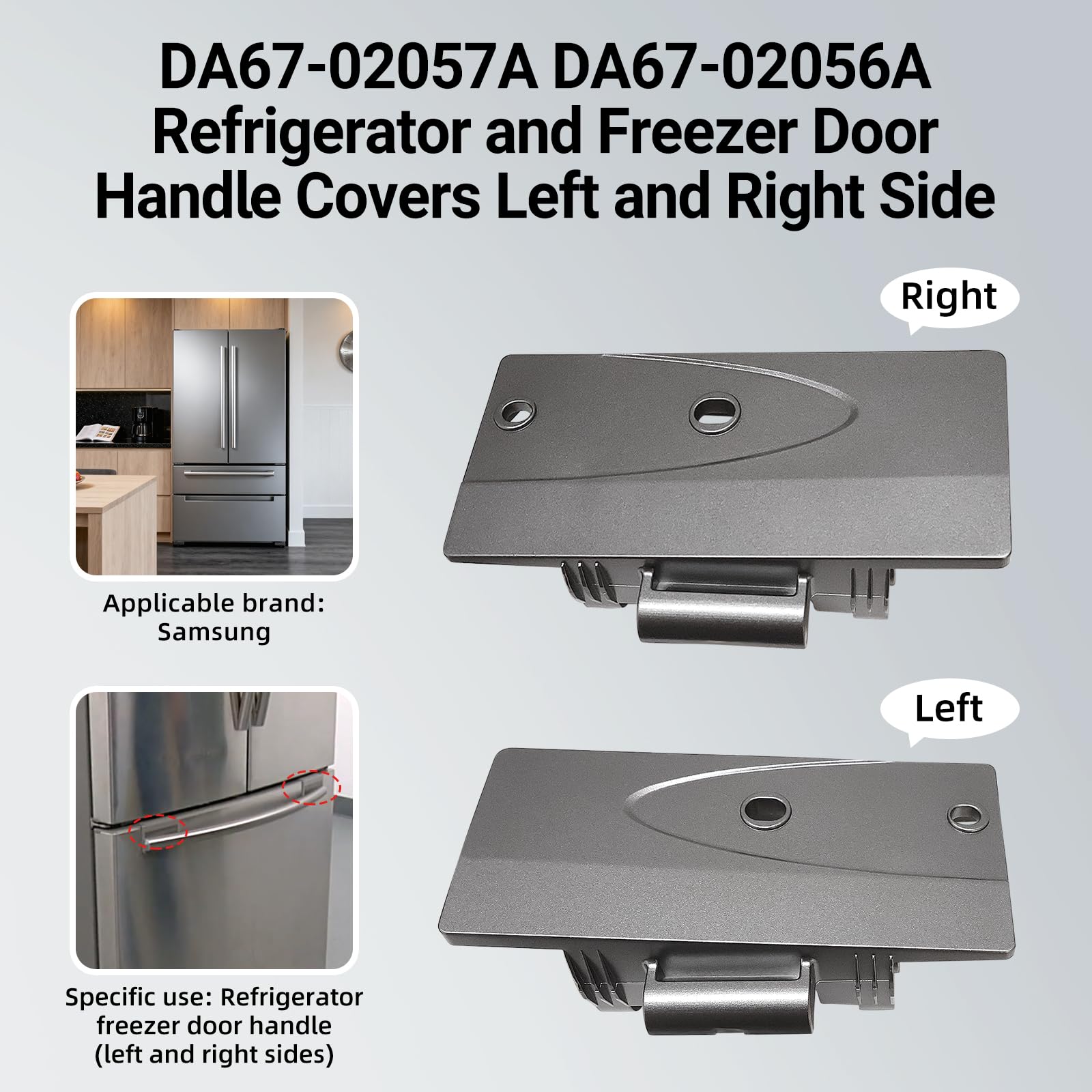 Amazon.com: DA67-02057A DA67-02056A Cap-Handle Fre L&R Side Kit
